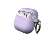 Sluchawki, zestaw sluchawkowy - KeyBudz Elevate Series Keychain for Airpods 4:th gen - Lavender - AP4_S8_LVD