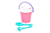 Zabawki na zewnatrz - Cavallino Toys - Cavallino XL Classic Bucket Set Pink 4 pcs. - 9507WD01