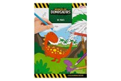 Kreatywne gry - World of Dinosaurs Super Coloring Book - 46989D