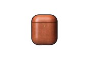 Sluchawki, zestaw sluchawkowy - Journey Leather case for your Airpods - Tan - J02AAPCTN