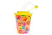 Zabawki - LG-Imports - Cup with Lid and Straw Smiley Face 12pcs. - 8177