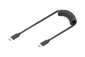 Kabel USB - DIGITUS - USB-C cable - 24 pin USB-C to 24 pin USB-C - 1 m - AK-300431-006-S