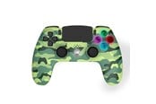 Akcesoria dla graczy - Trade Invaders Wireless Controller for PS4 with 3.5mm jack slot - LED-Green Camo - Wireless Controller - Sony PlayStation 4 - 140142d