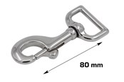 Wsporniki i zawiasy  - Home>it Carabiner 80 mm stainless steel - 20483