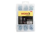 Gwoździe i śruby - Home>it Machine screws and nuts in assortment box with 210 parts - 19689