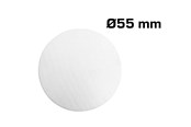 Wsporniki i zawiasy  - Home>it pull knob Ø55 mm white oak - 12810