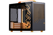 Obudowa komputerowa - Jonsbo Z20 Black/Orange - Obudowa komputerowa - Minitower - Pomarańczowy - Z20 BLACK-ORANGE