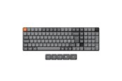 Klawiatura - Keychron K17 MAX Wireless Tri-Mode Hot Swap QMK/VIA Gateron Low Profile Red - Klawiatura gamingowa - Nordycki - Czarny - K17M-H1-BO