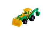 Samochody i pojazdy - Cavallino Toys - Cavallino Junior Excavator Tractor Green - 3004WD01