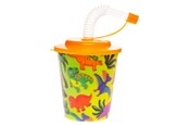 Zabawki - LG-Imports - Cup with Lid and Straw Dinosaur 12 pcs. - 8179