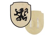 Zabawa w udawanie - Playwood - Wooden Shield Lion with Fabric Handle - RS728
