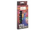Materiały hobbystyczne - Creative Craft Group Oil pastel box of 12 colors - AR0406/GE