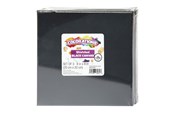 Materialy hobbystyczne - Colorations - Canvas Black 20x20cm Set of 3 - BLKCAN