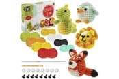 Artykuly Artystyczne & Rzemieslnicze - Craft Sensations CROCHET KIT Crochet kit ANIMALS 4 pcs. - CR1720/GE