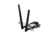 Adapter Sieciowy (karta sieciowa, serwer druku, itp.) - ASUS PCE-BE6500 WiFi 7 PCI-E Adapter with 2 external antennas. Supporting 6GHz band 4096-QAM Bluetooth 5.4 WPA3 - 90IG09G0-MO0B00