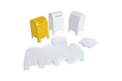 Artykuly Artystyczne & Rzemieslnicze - Colorations - Foldable Paper Mailbox Set of 20 - FOLDMAIL