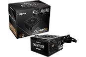 Zasilacz do komputera - ASRock CL-650B Zasilacz do komputera - 650 wat - 120 mm - ATX 3.1 - 80 Plus Tak - 90-UXC065-BNEAAA