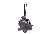 Drobiazgi - Nemesis Now - Harry Potter Hufflepuff Crest (Silver) ozdoby świąteczne - B6482X3