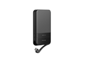 Powerbank - EcoFlow Rapid 5K - 30W- Qi2 - Wireless Charging Powerbank - Czarny - 5000 mAh - EF-RAPID5000-B-EU