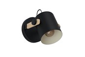 Lampy - EGLO Hornwood wall lampe, black/tree - 43046