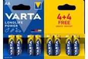 Bateria - VARTA Longlife Power AA - 8-Pack - 04906121448