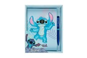 Przybory szkolne - Disney Stitch Squishy Notebook with Pen - STLI2145
