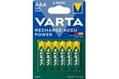 Bateria - VARTA Recharge AAA - 6 Pack - 56703101436