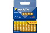 Bateria - VARTA Longlife AAA - 16-Pack - 4103101716