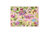 Pokój dzieciecy - Rebel Roads Legetæppe - Pink tivoli - 95 x 133 cm - 307006