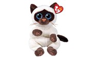 Plusz - Ty Beanie Babies Bellies Miso Siames Cat 15cm - 2009126