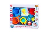 Zabawki dla niemowląt - PLAY - Splashy Bath toys 8 pieces. - 97326