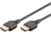 Kabel wyswietlacza - Pro HDMI 2.0 Slim - Kabel wyświetlacza - 2m - Black - HDMI-HDMI-UHS-SLim-BL2