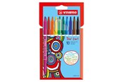 Przybory do pisania i rysowania - STABILO Trio 2 in 1 - Felt-tip pen and fineliner in one - Set of 10 pieces - 223/10-01