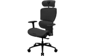 Fotel gamingowy - TX3 XTC Mesh Loft Dark Grey Krzesło biurowe - Czarny - Siateczka - Do 120 kg - TEGC-307410Z.Z1
