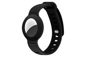 Telefon - Inne akcesoria - Lippa Silicone Wristband for AirTag and Smart Finder Black - LPCOVER0048