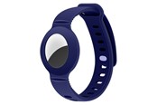 Telefon - Inne akcesoria - Lippa Silicone Wristband for AirTag and Smart Finder - Blue - LPCOVER0050