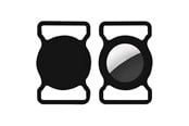 Psy - Lippa Collar Holder for AirTag and Smart Finder – Black - LPCOVER0043