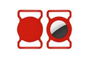 Psy - Lippa Collar Holder for AirTag and Smart Finder - Red - LPCOVER0045