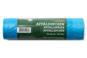 Akcesoria do czyszczenia - G.Funder Garbage bags with drawstring 30 liters blue - 5701137104306