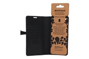 Telefon - Pokrowiec i etui - Buffalo Leather Wallet for Samsung S20 Ultra - Black - 590027