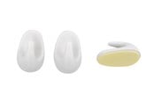 Wsporniki i zawiasy  - Home>it HOME It® selvklæbende krog 27 mm. hvid 8 stk. - 5708614212707