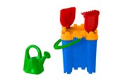 Zabawki na zewnatrz - Cavallino Toys - Cavallino Castle Bucket Set with Watering Can 4pcs. - 8848WD01