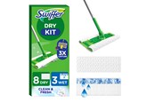 Akcesoria do czyszczenia - Swiffer Floor Handle 1 (+8dry +3wet) - 8700216656122