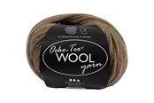 Kreatywne gry - Creativ Company Wool yarn Light brown 50m - 4824585