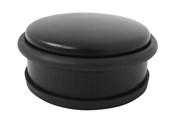 Wsporniki i zawiasy  - Home>it HOME It® dørstop til gulv Ø9.2 x 4.5 cm matsort / - 5708614131558