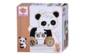 Zabawki dla niemowlat - Eichhorn - Wooden Pull Animal Panda - 100003806