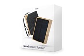 Gadzety - Mikamax Solar Bamboo Speaker - 05175