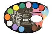 Kreatywne gry - Creative Craft Group Color Barn - palette with 12 colors and pen - AR0502/GE