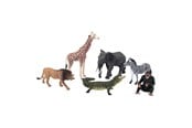 Figurki - Mojo Wildlife Wild Animal Safari Playset 6pcs - 380026 - 380026