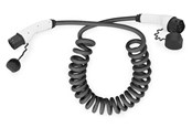 Ladowanie samochodów elektrycznych - DIGITUS EV Spiral Charging Cable - Type 2 - 32A - 10m | Single Phase - DK-1P32-S-100